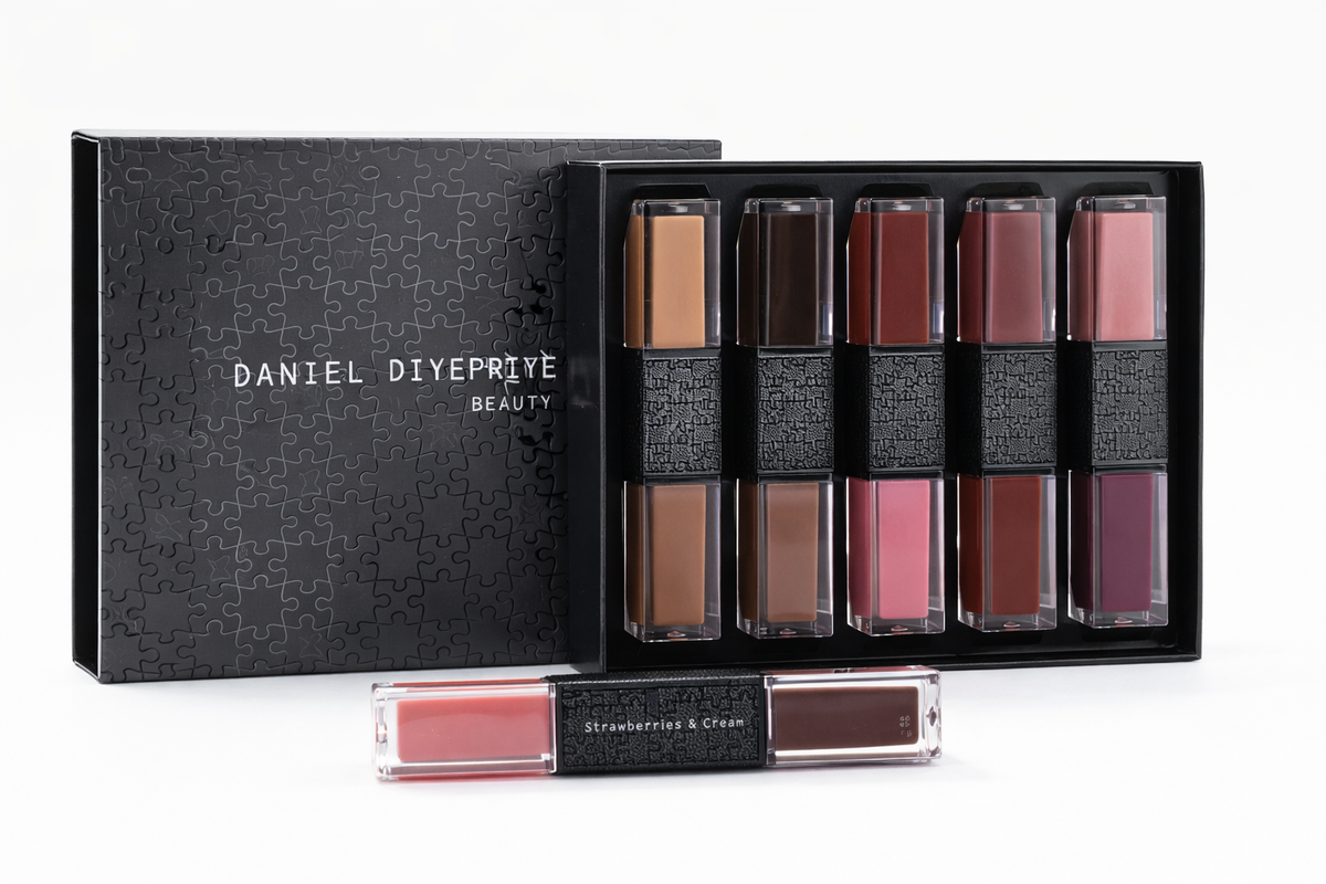 Daniel Diyepriye Beauty – 5 Piece Gloss Kit